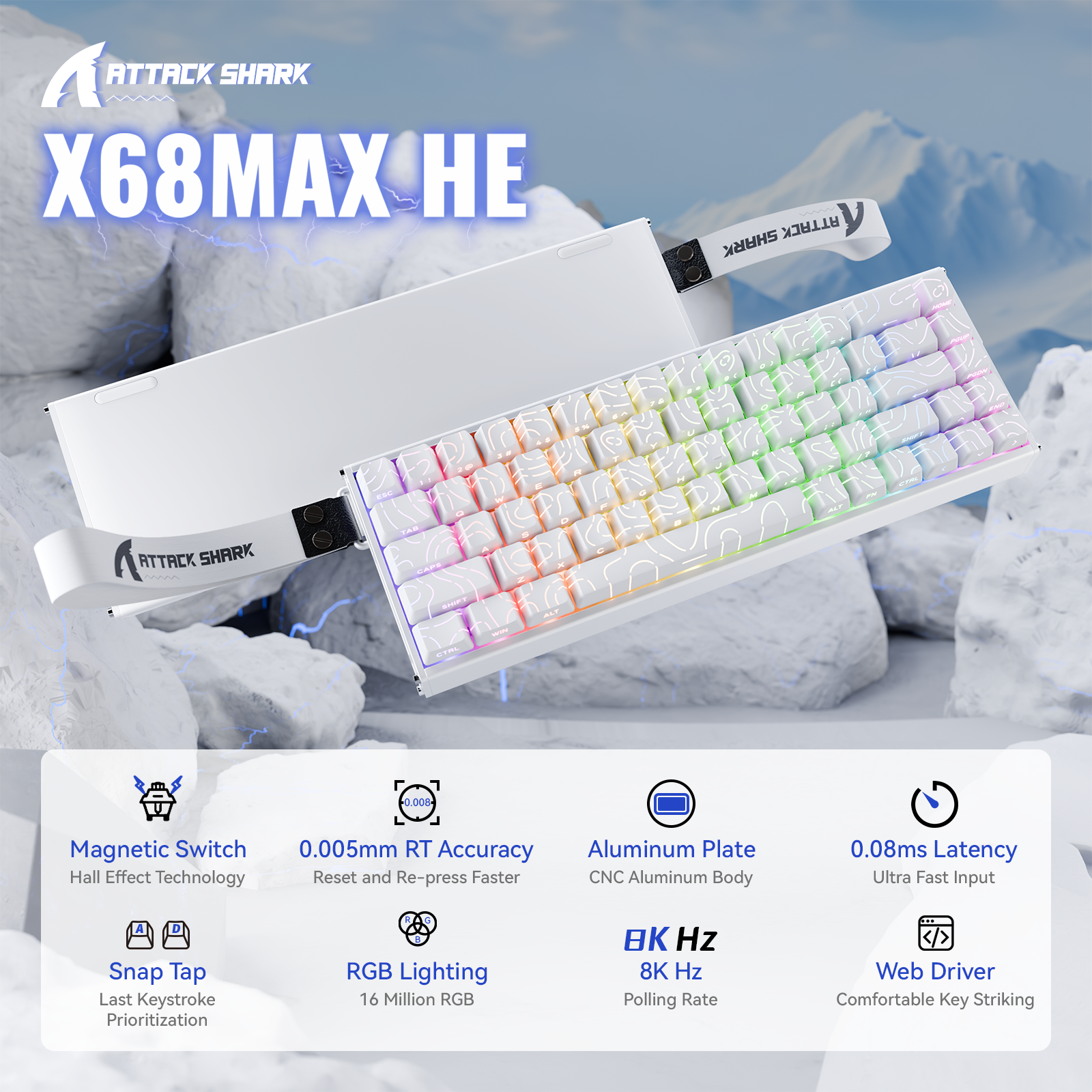 ATTACK SHARK X68MAX HE