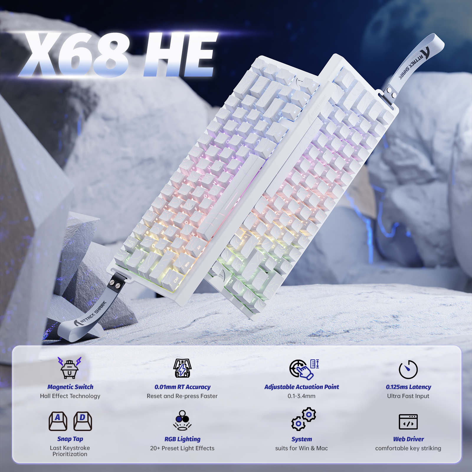 ATTACK SHARK X68 HE