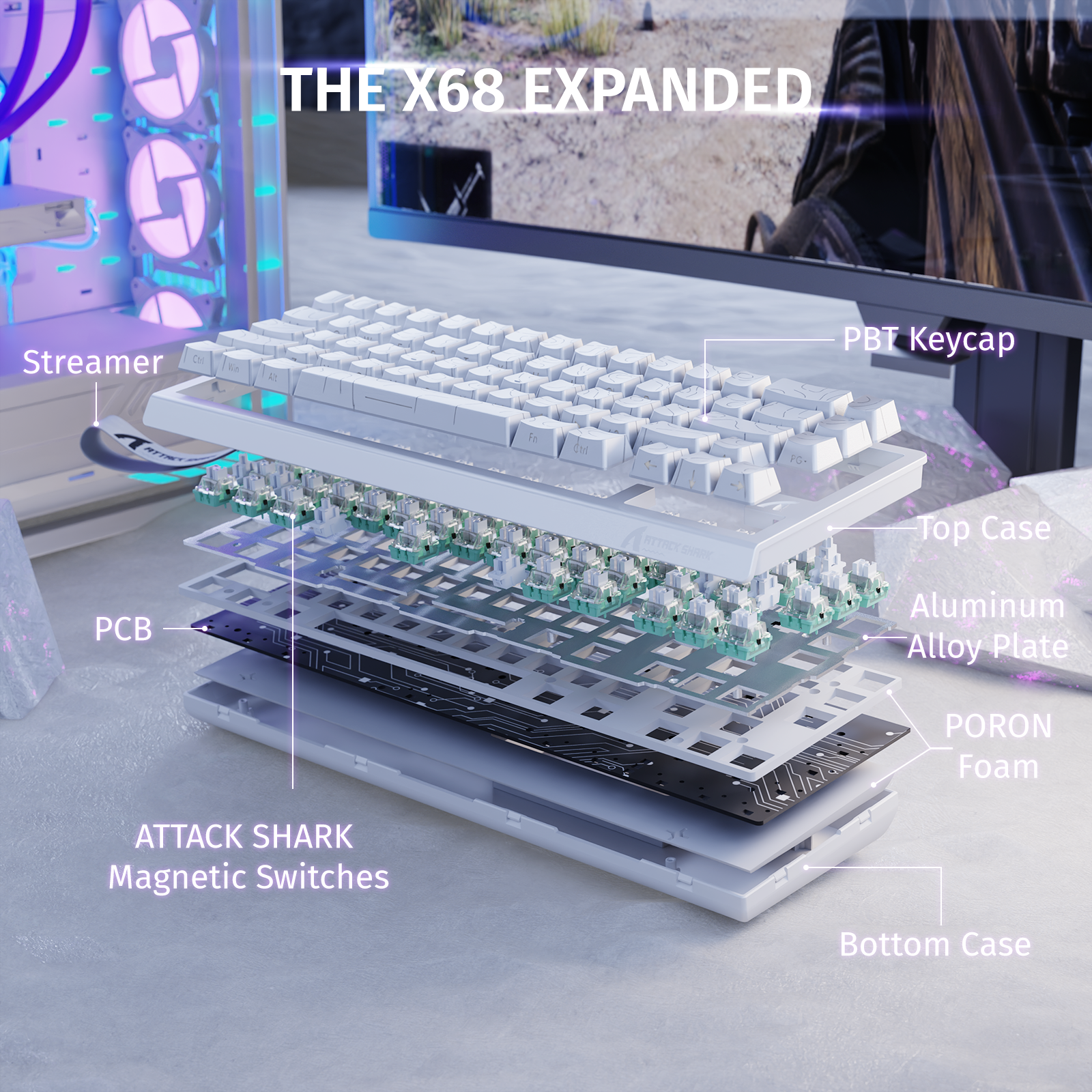 ATTACK SHARK X68 HE