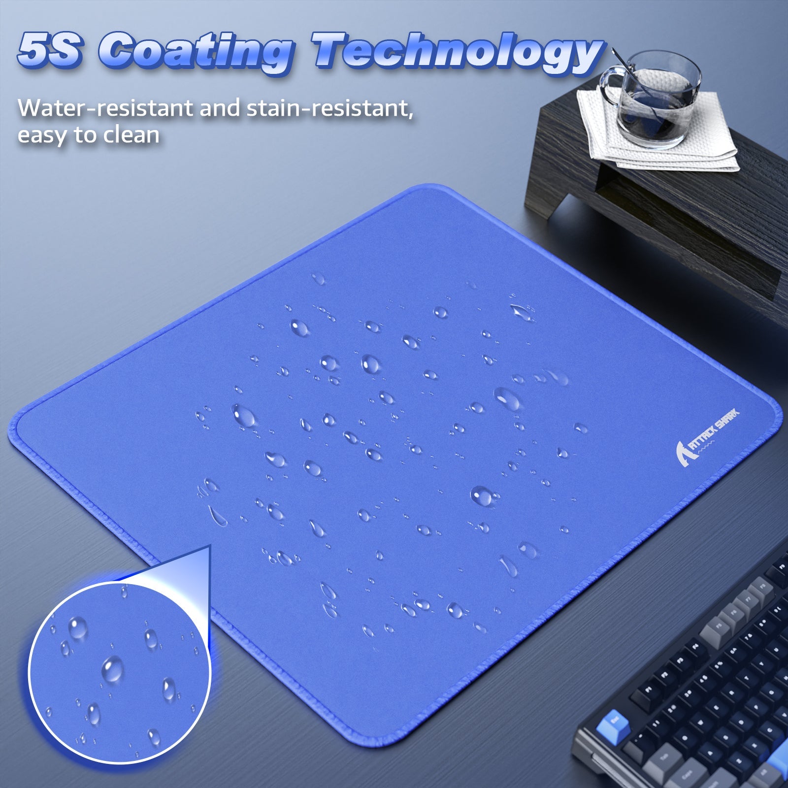 ATTACK SHARK CM02 eSport Gaming Mousepad (450x400x4 MM)