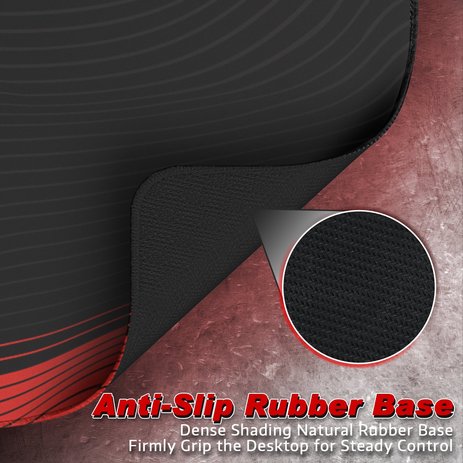 ATTACK SHARK CM02 eSport Gaming Mousepad (450x400x4 MM)