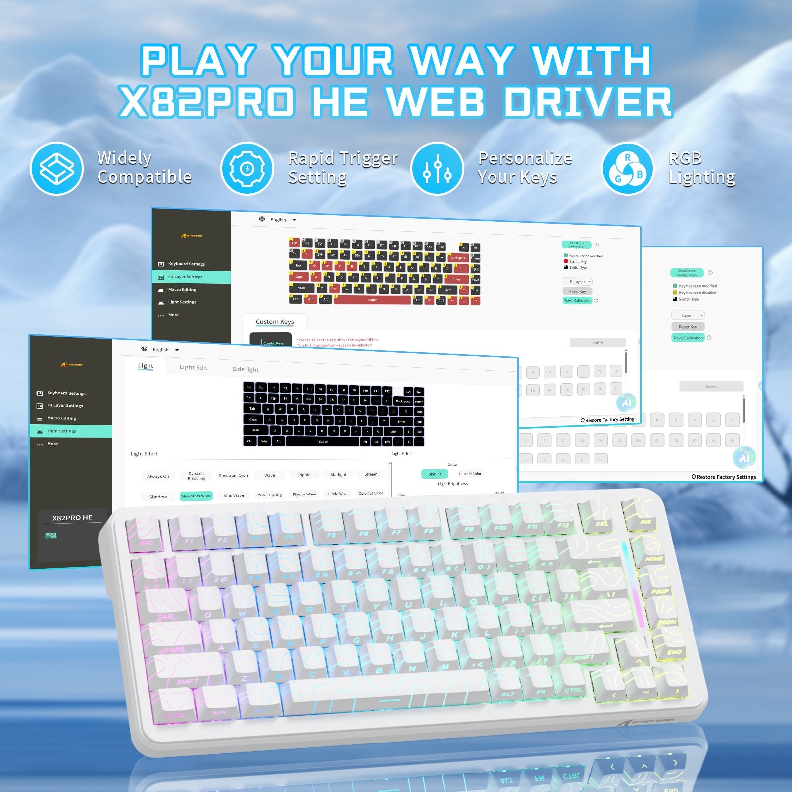 ATTACK SHARK X82PRO HE