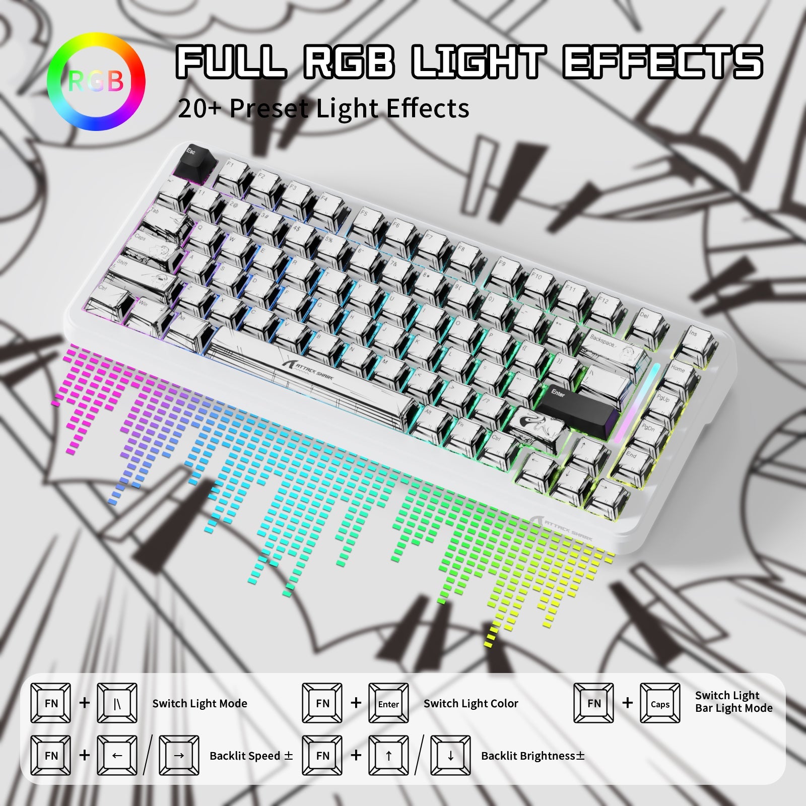 ATTACK SHARK X82PRO HE