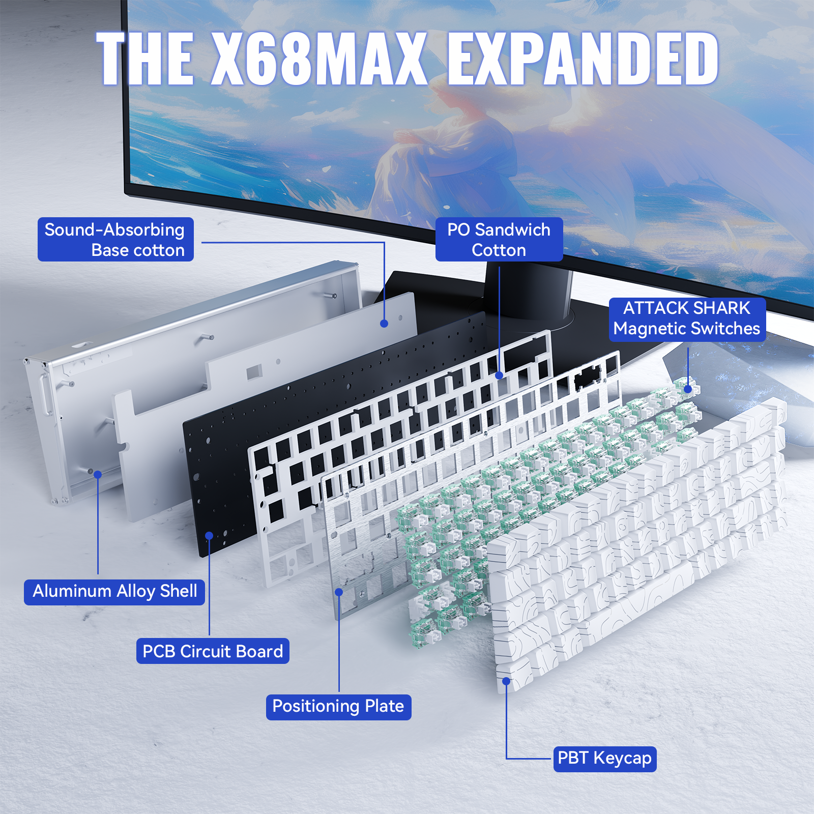 ATTACK SHARK X68MAX HE