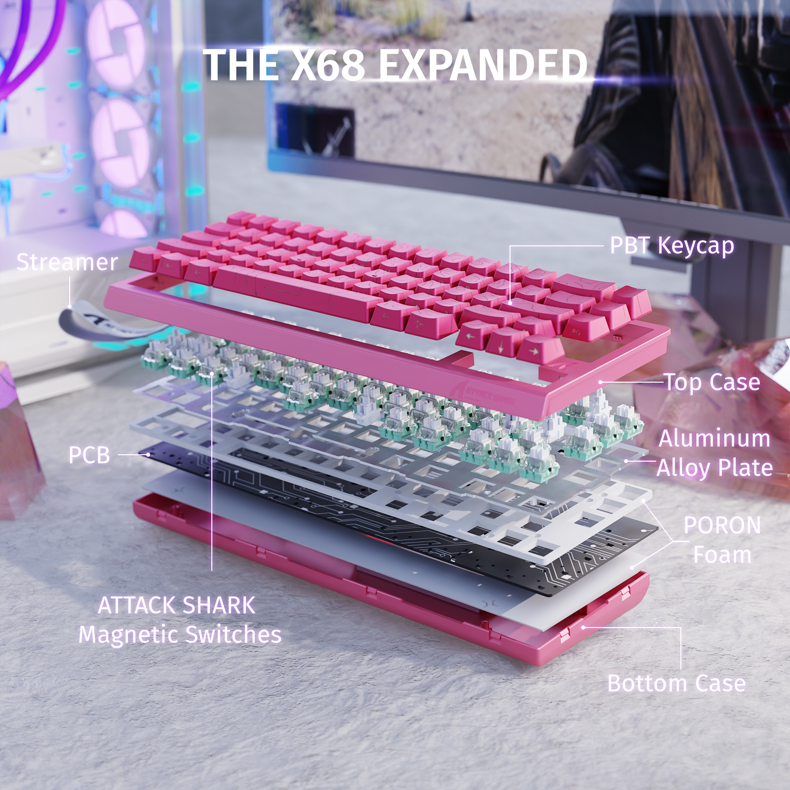ATTACK SHARK X68 HE