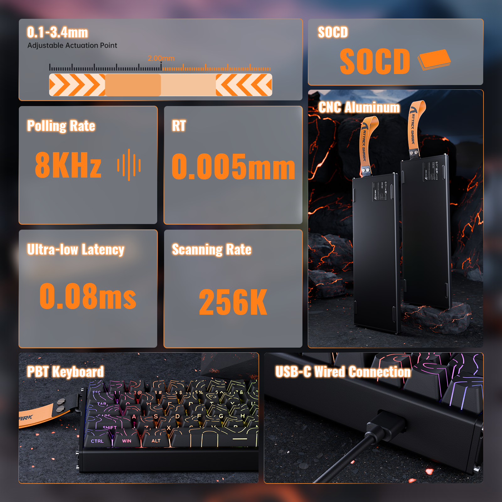 ATTACK SHARK X68MAX HE