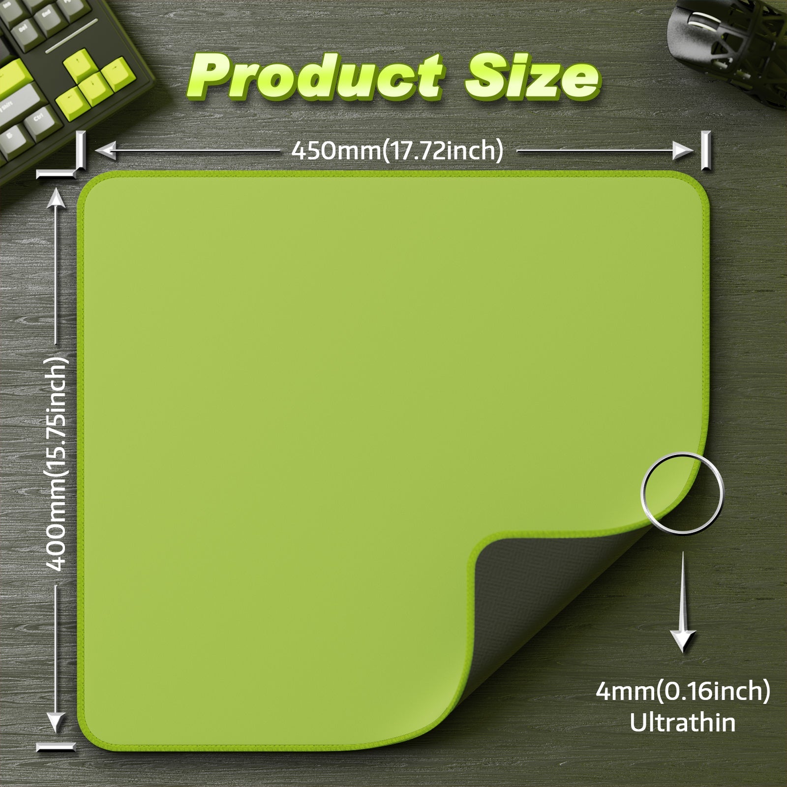 ATTACK SHARK CM02 eSport Gaming Mousepad (450x400x4 MM)