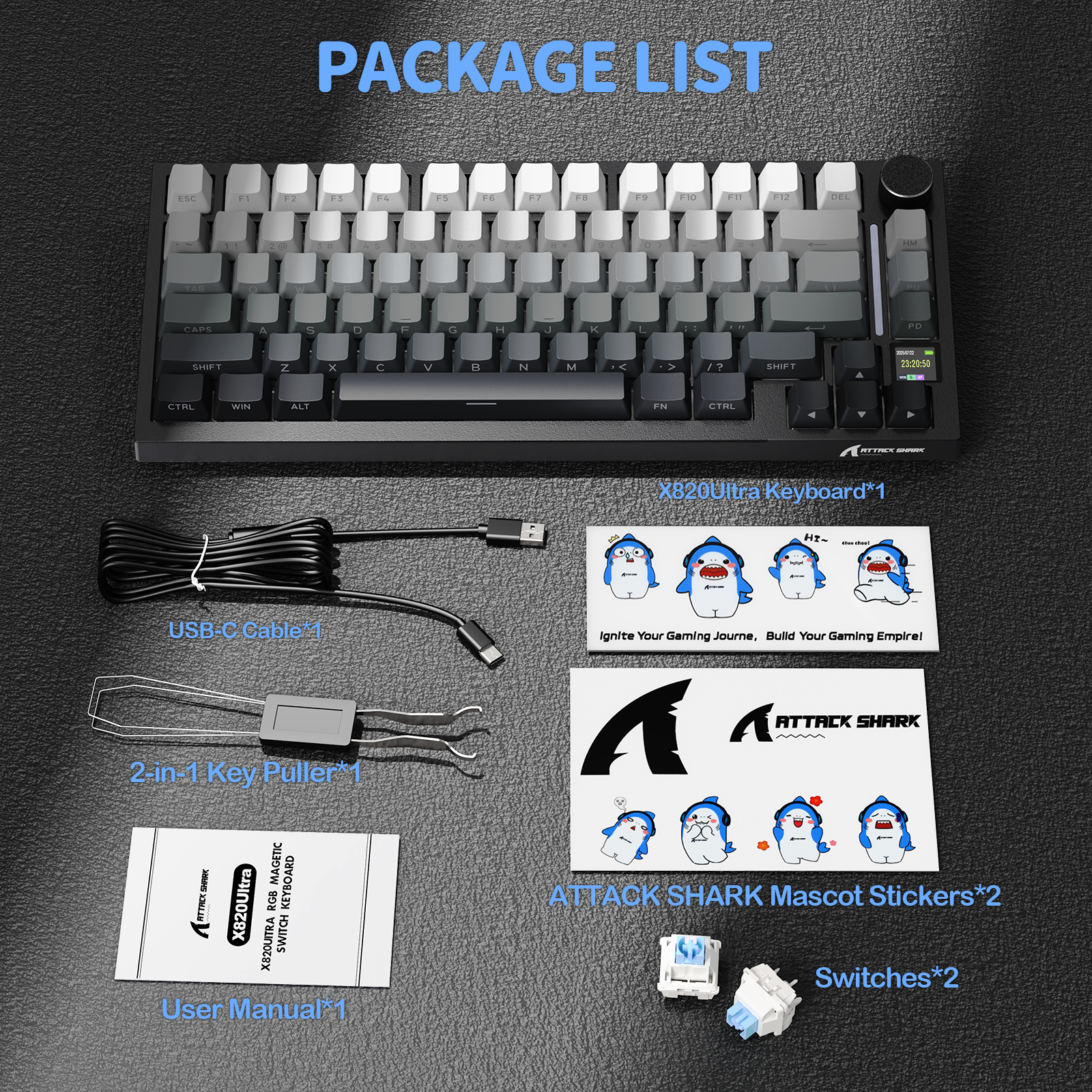 ATTACK SHARK X820Ultra